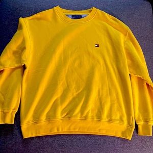 Tommy Hilfiger XL Yellow Sweater Sweatshirt